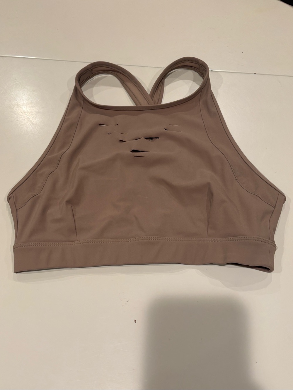 Alo Yoga Ripped Warrior Sports Bra